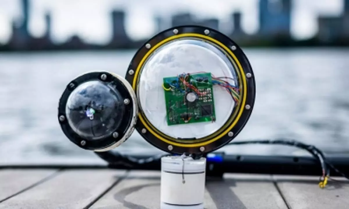 Engineers build battery-free, wireless underwater camera that uses sound