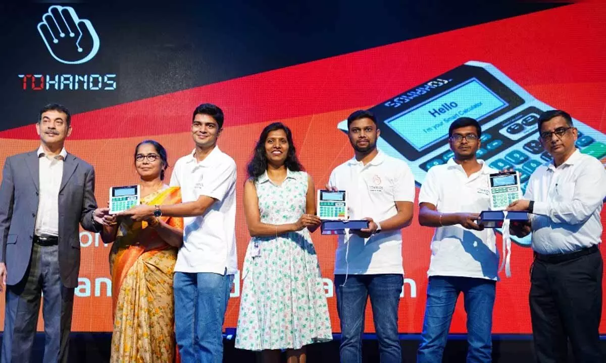 Hyderabad startup unveils smart calculator