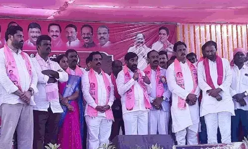 Minister Jagadish Reddy addressing in  Athmeeya Sammelanam held in Nampally