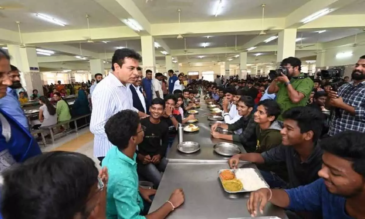 Govt: Students were not locked up during KTRs visit to Basara IIIT