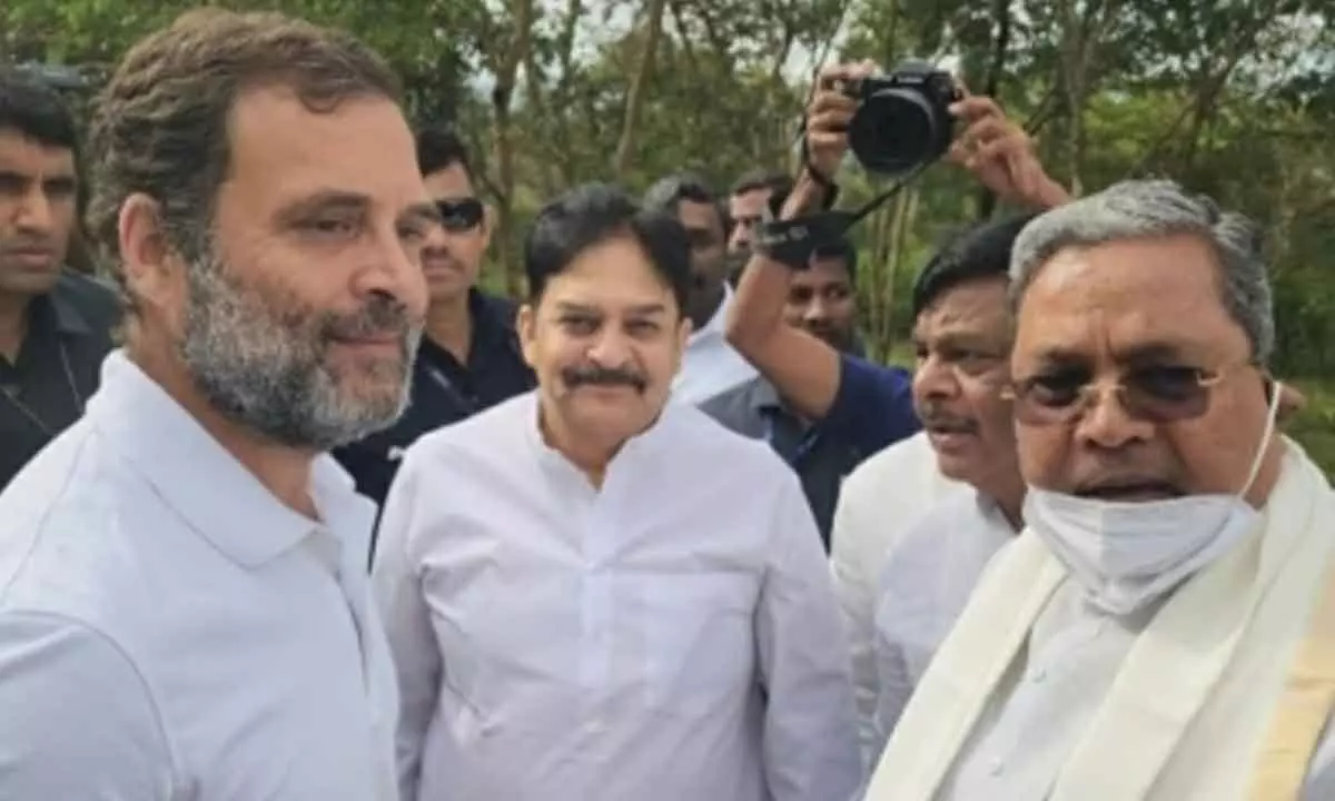 Bharat Jodo Yatra: Rahul arrives in Ktaka, Siddaramaiah violates forest rules