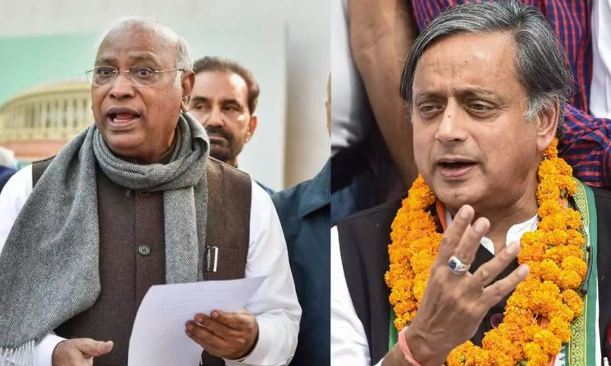 It’s Kharge vs Tharoor as Tripathi’s nomination rejected