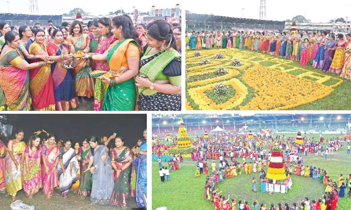 Floral spirit of Telangana comes alive : A fascinating floral fete held by HMTV