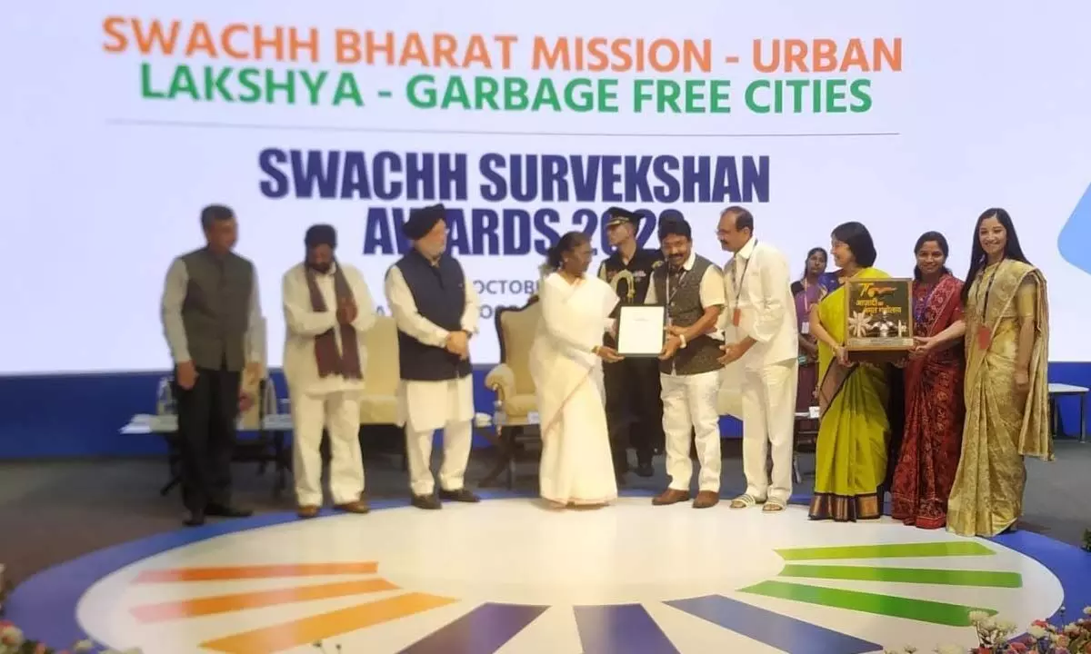 Andhra Pradesh state bags several Swachh Sarvekshan Awards