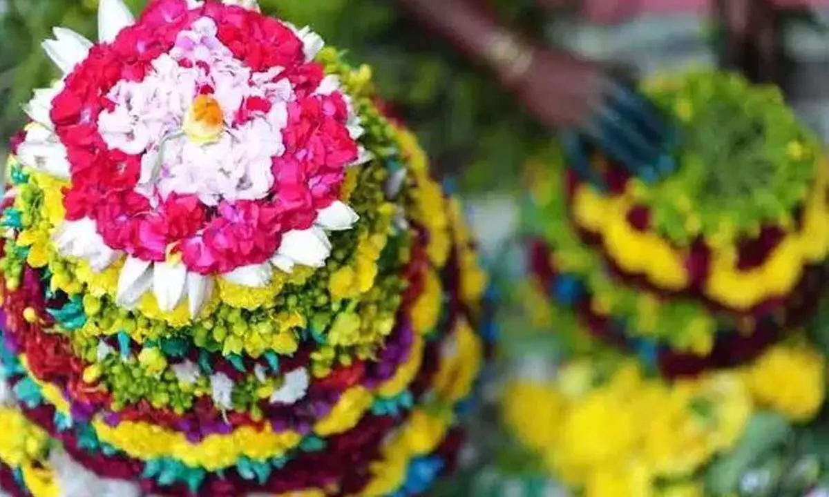 Bathukamma: Learn how to make Bathakama Flower Arrangement