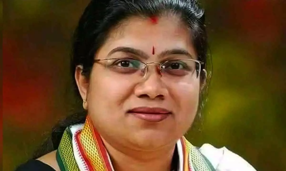 Congress candidate Palvai Sravanthi