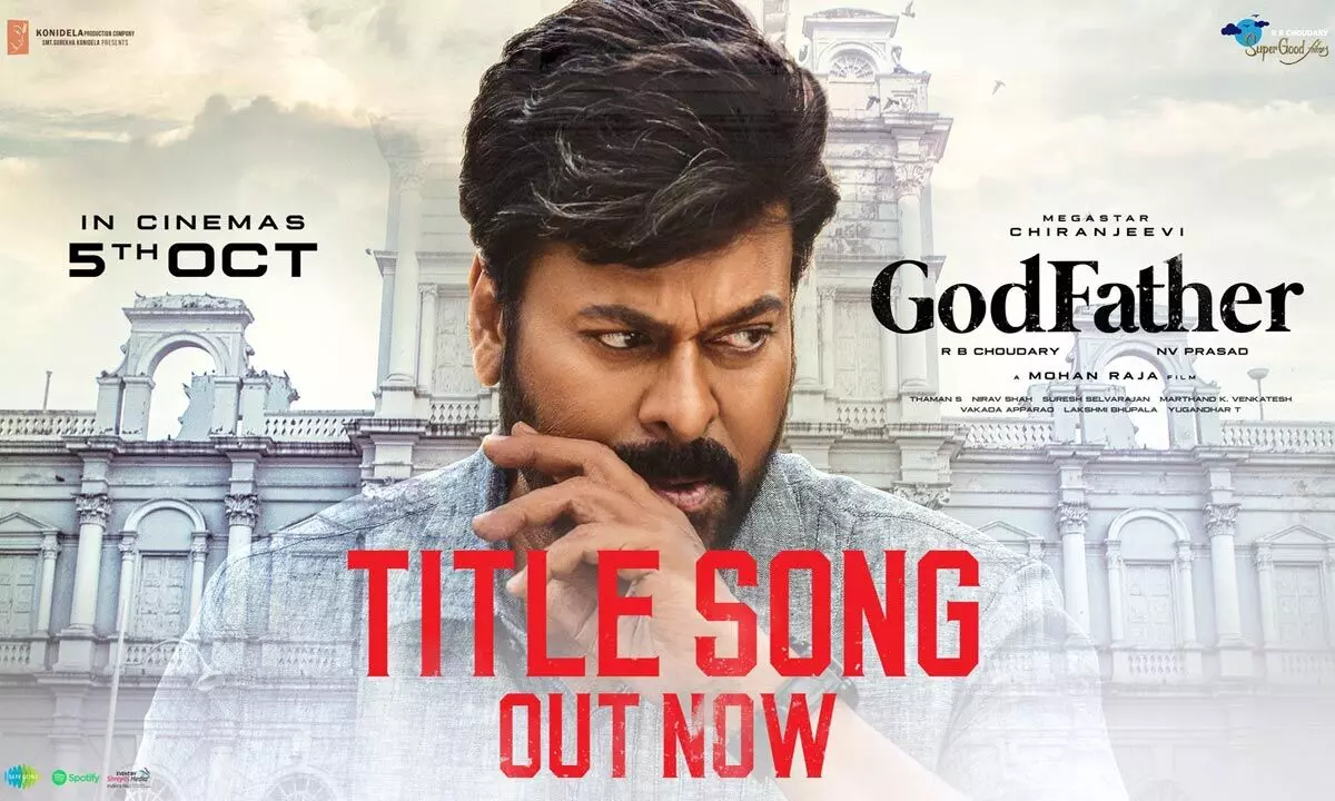 The lyrical video of the title song from Chiranjeevi’s Godfather movie is all awesome!