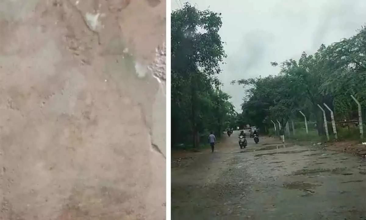 Hyderabad: Rains bare potholes, sloppy sewage system in SCB