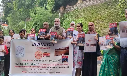 Deccan Land released; Geo Heritage Walk-2022 held