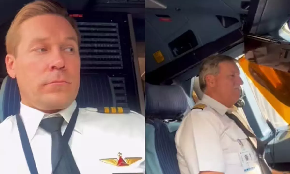 Watch The Trending Video Of Father-Son Duo Pilots Flying Together