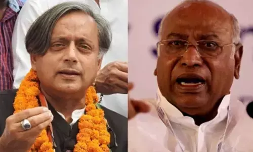 Shashi Tharoor, Mallikarjun Kharge