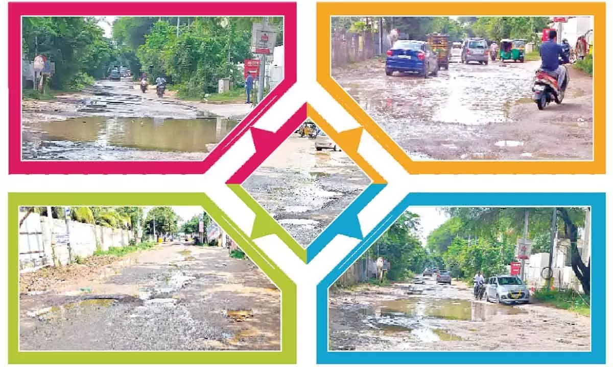 Hyderabad: Plethora Of Potholes Break BolarumS Back