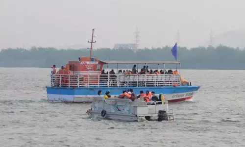 File photo of boat ride in Krishna River