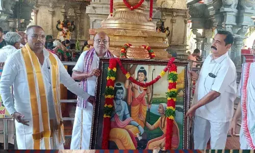 A procession was conducted by the temple authority on the occasion.
