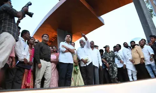 KTR opens eco-park costing Rs 35.6 cr at Kothwalguda KTR opens eco-park costing Rs 35.6 cr at Kothwalguda