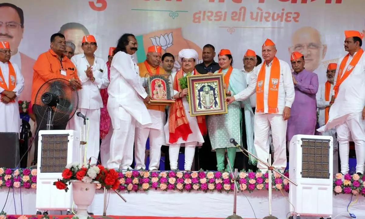 BJP Launches Gaurav Yatra in Gujarat’s Mehsana District