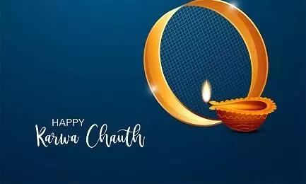 Happy karwa chauth hi-res stock photography and images - Alamy