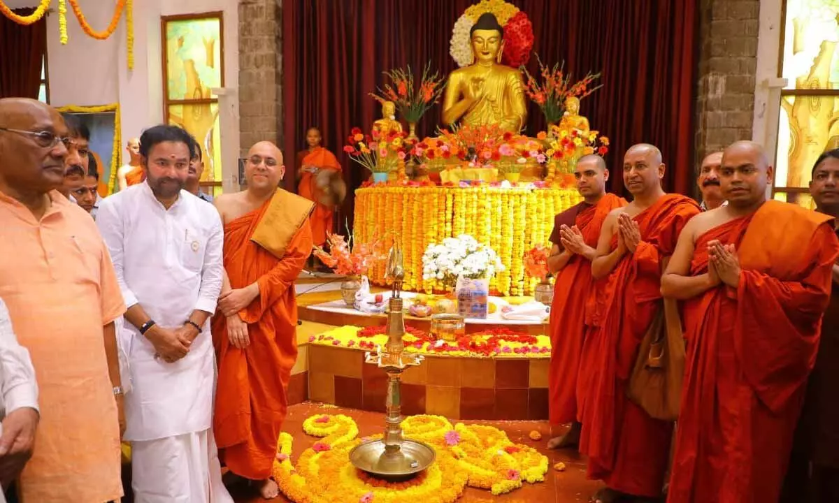 Buddha’s teachings show way out of troubles facing world: Kishan Reddy
