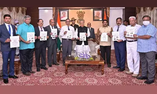 Governor Biswabhusan Harichandan launching 73rd TB Seal sale campaign at Raj Bhavan on Thursday