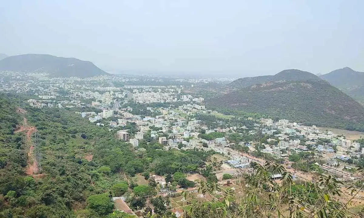 A view of Visakhapatnam. 	Photo: Vasu Potnuru