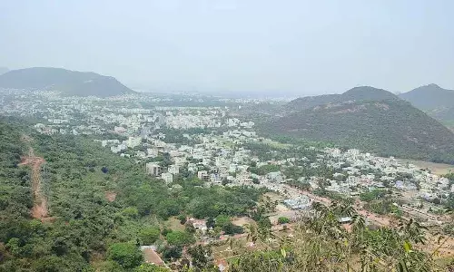 A view of Visakhapatnam. 	Photo: Vasu Potnuru