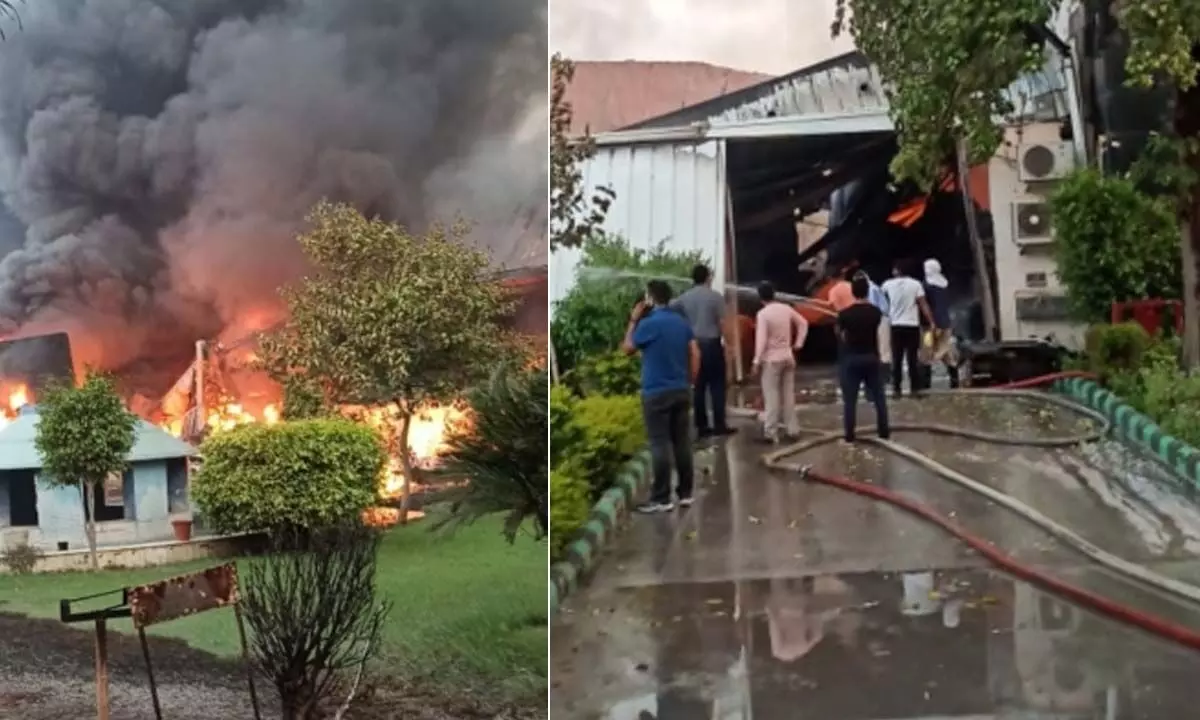 Fire breaks out in Gurugram packaging factory