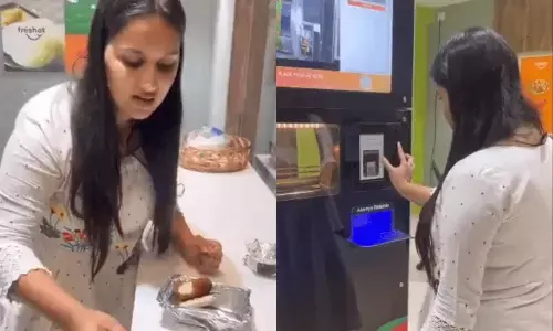 ‘Idli ATM’ churns out four types of tasty stuff