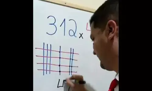 Watch The Trending Video Of A Man Teaching Tricks Of Maths