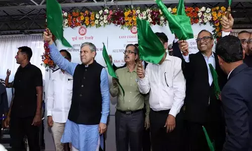 Indian Railway First Introduced Aluminium Freight Train Rake