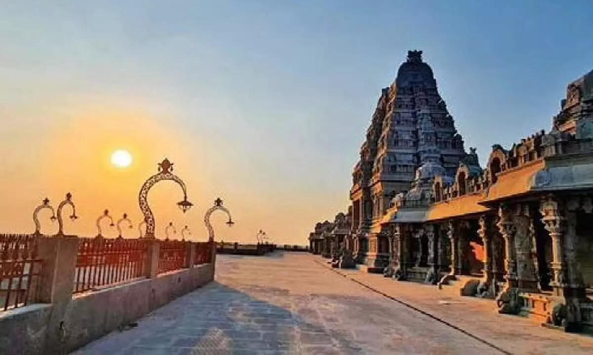 Sri Lakshmi Narasimha Swamy temple at Yadadri