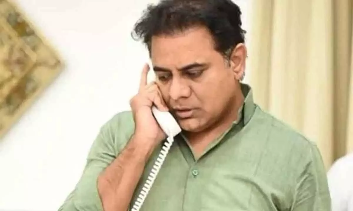 Telangana State Municipal Administration and Urban Development Minister K T Rama Rao