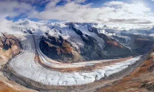 Glaciers in the Alps are melting faster
