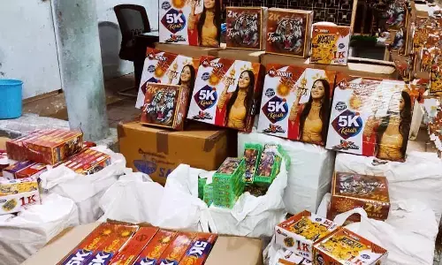 Task force apprehends two, seizes illegally stored firecrackers