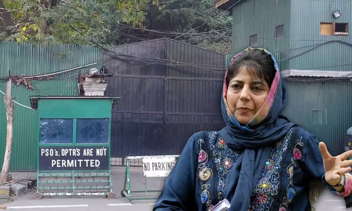 Former Jammu and Kashmir Chief Minister and president of the PDP, Mehbooba Mufti