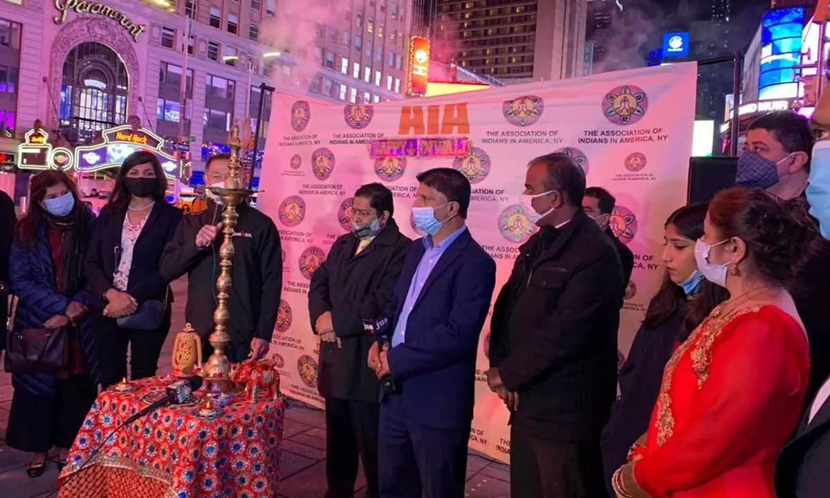 Diwali Dhamaka in US from Times Square