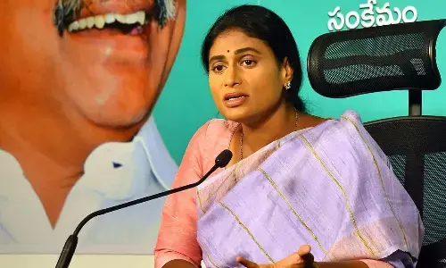 YSR Telangana Party chief Y.S. Sharmila