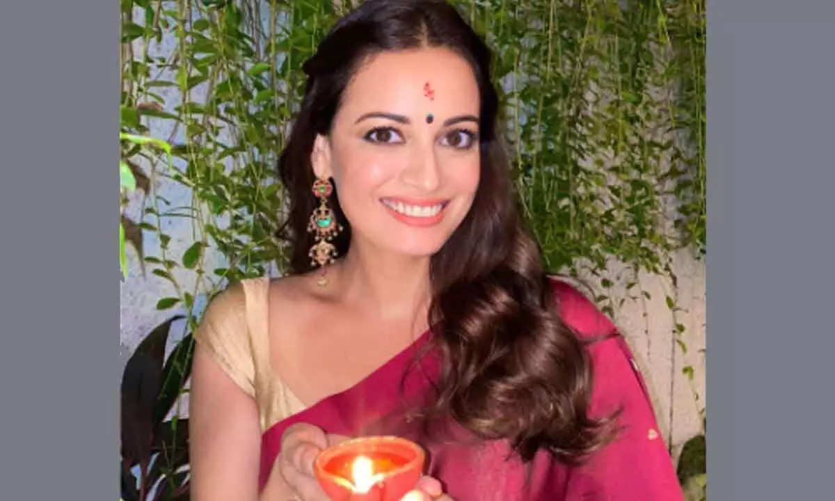 Plant trees, use solar lights and earthen diyas, urges Dia Mirza