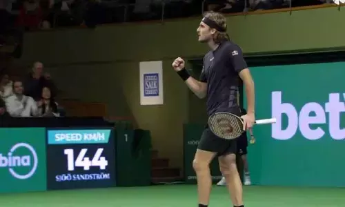 The world No.5 Stefanos Tsitsipas