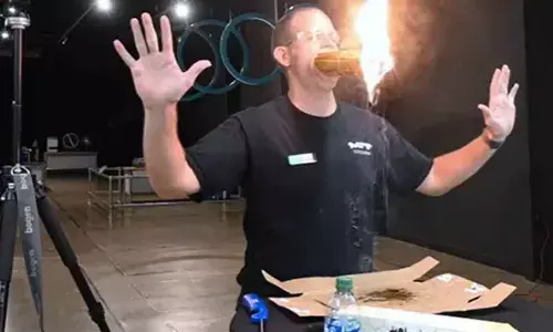 David Rush of Idaho has already broken 250 records to promote STEM education.