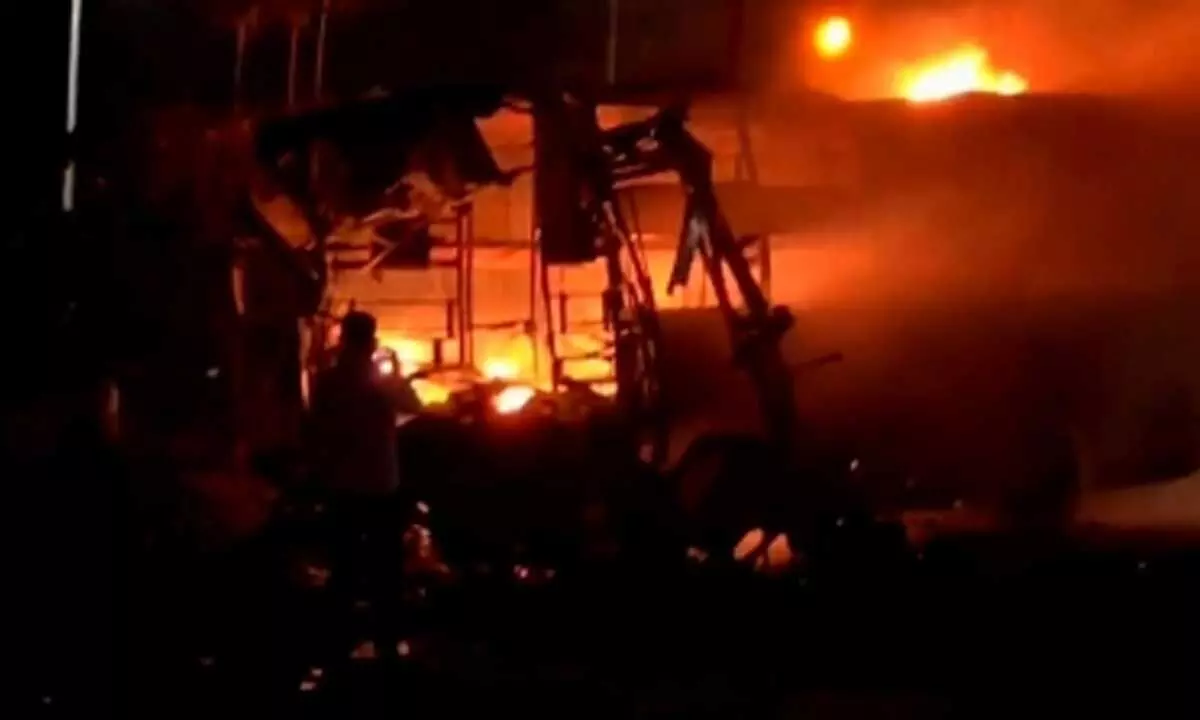 Major fire at leather complex near Kolkata, 11 trapped rescued safely