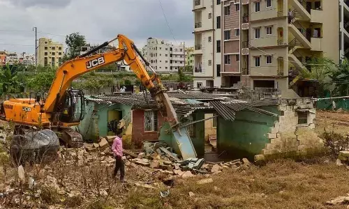 Banasavadi lake encroachment clearance starts