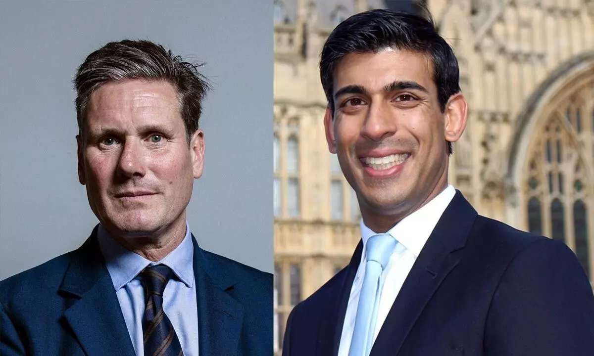 Keir Starmer and Prime Minister Rishi Sunak