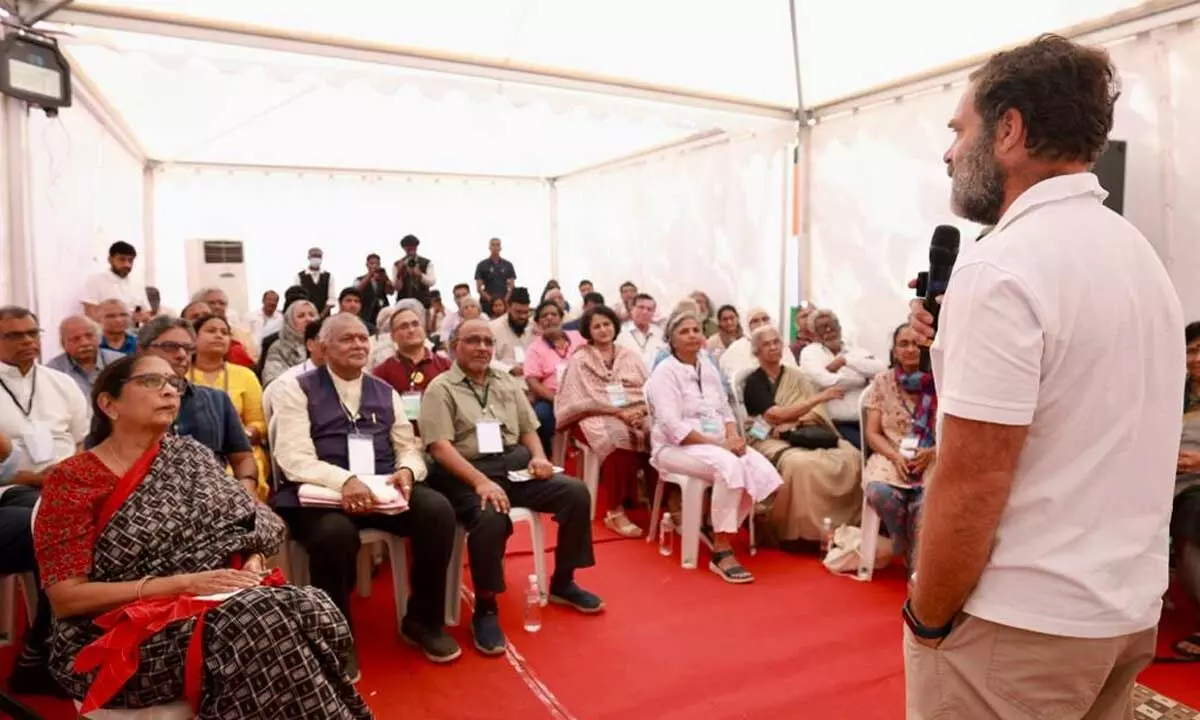 Rahul Gandhi elicits views of activists, intellectuals