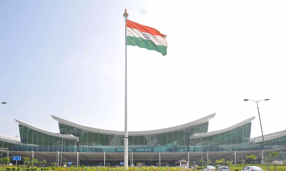 A view of Tirupati international airport