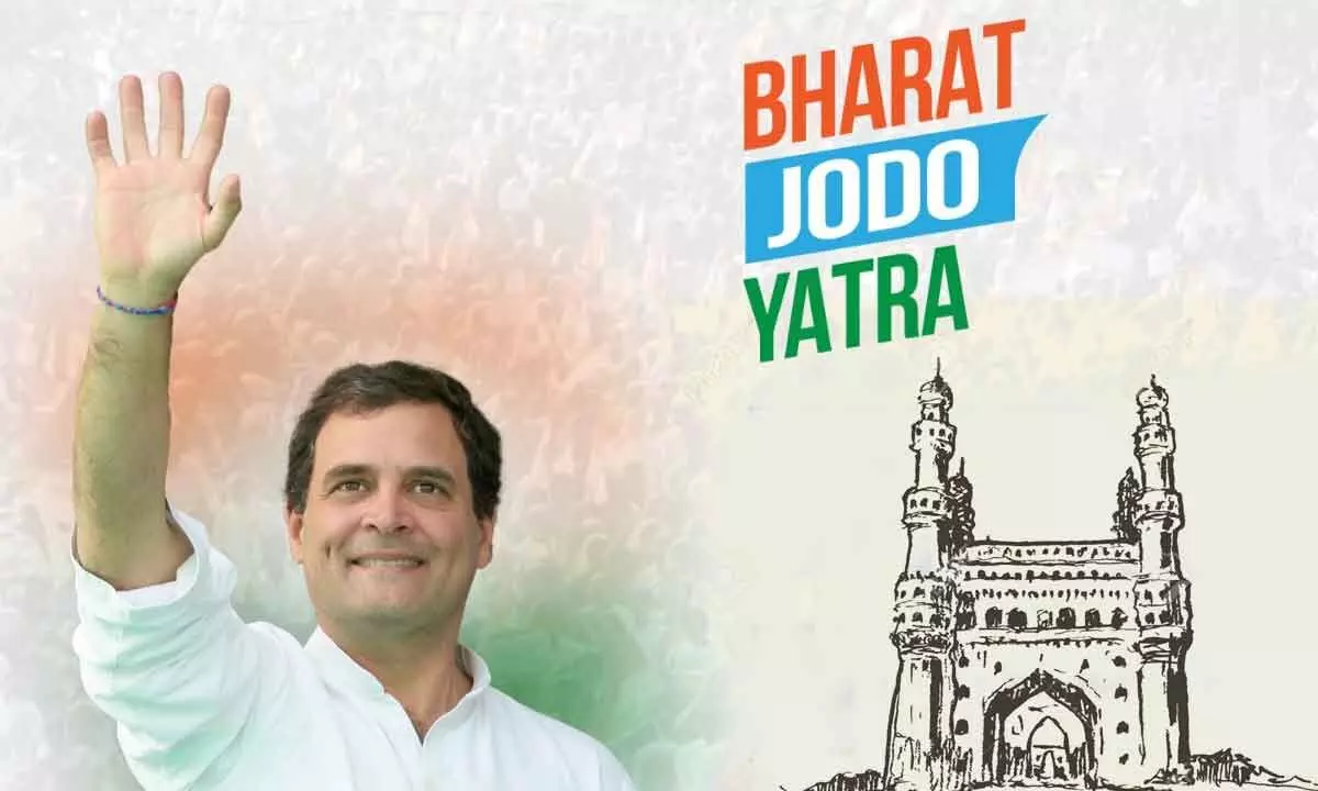 RaGas Bharat Jodo Yatra to enter Hyd tomorrow