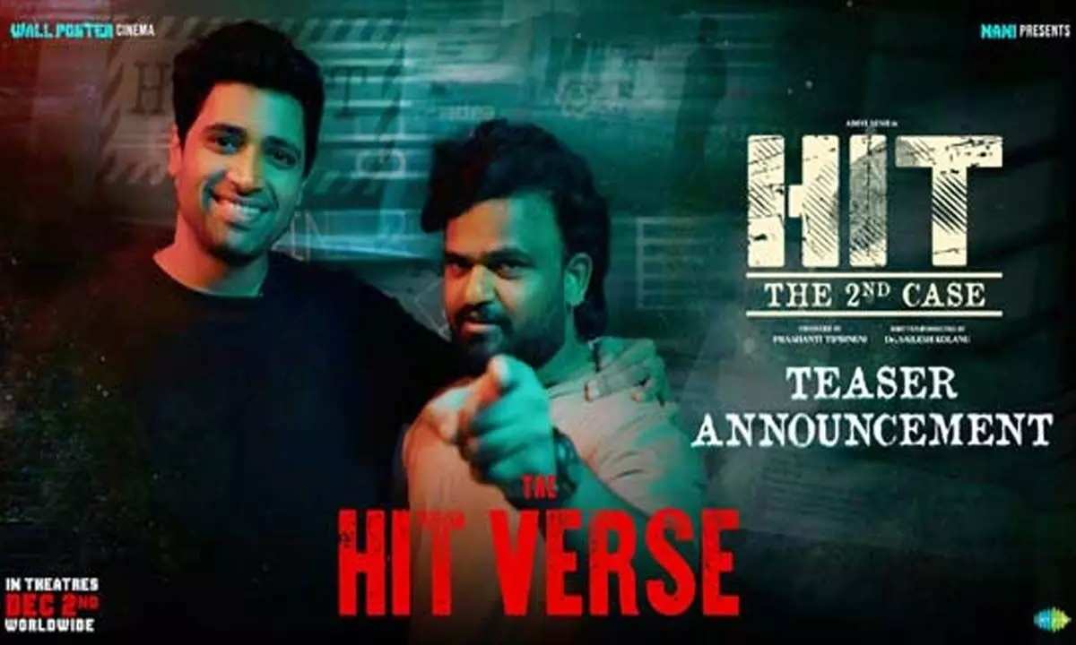 Adivi Sheshs Hit 2 Movie Teaser Will Be Out On This Date…