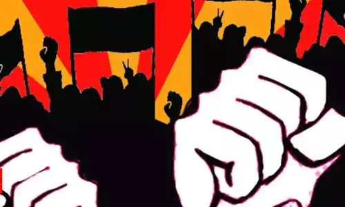 Nizam college students stage protest