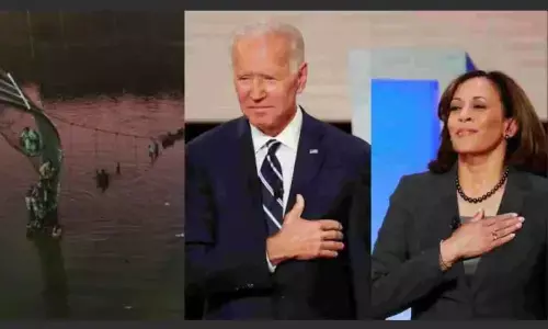 US President Joe Biden and Vice President Kamala Harris