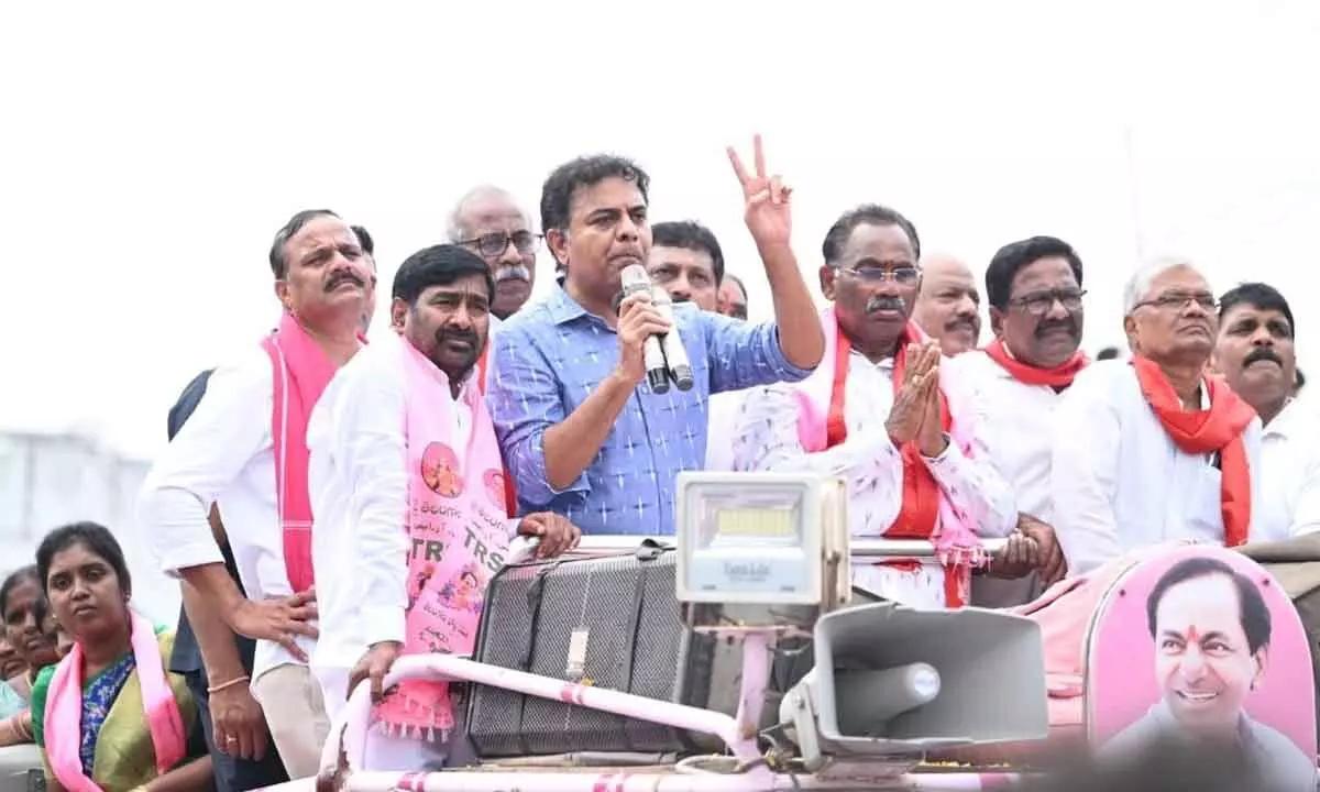 Were govt of people, BJP is for corporates: KTR
