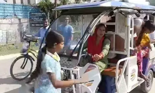 Seema Devi shatters glass ceiling, becomes Jammus first female e-rickshaw driver